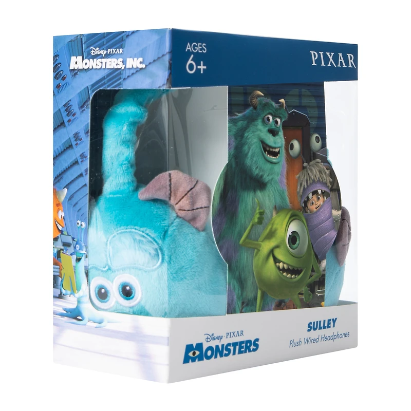 Disney PIXAR Monsters Sulley Plush Wired Headphones
