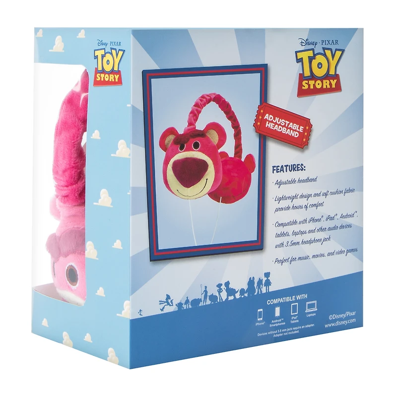 Disney PIXAR Toy Story Lotso Plush Wired Headphones