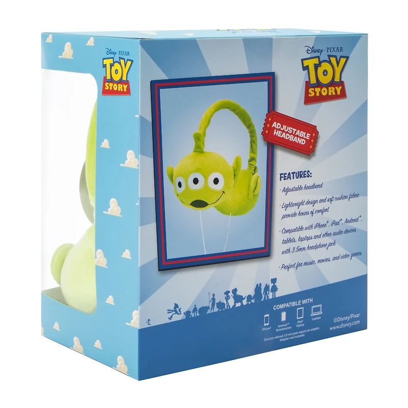 Disney PIXAR Toy Story Alien Plush Wired Headphones