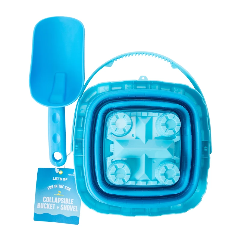 Collapsible Bucket + Shovel Set