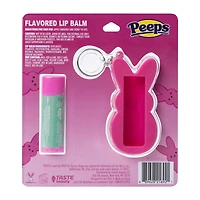 Strawberry Marshmallow Creme Flavored Lip Balm & Keychain Set