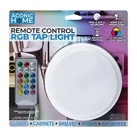 Aconic Home Remote Control RGB Tap Light