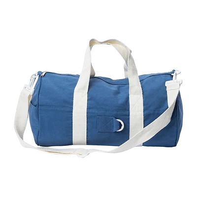Printed Canvas Duffel Bag