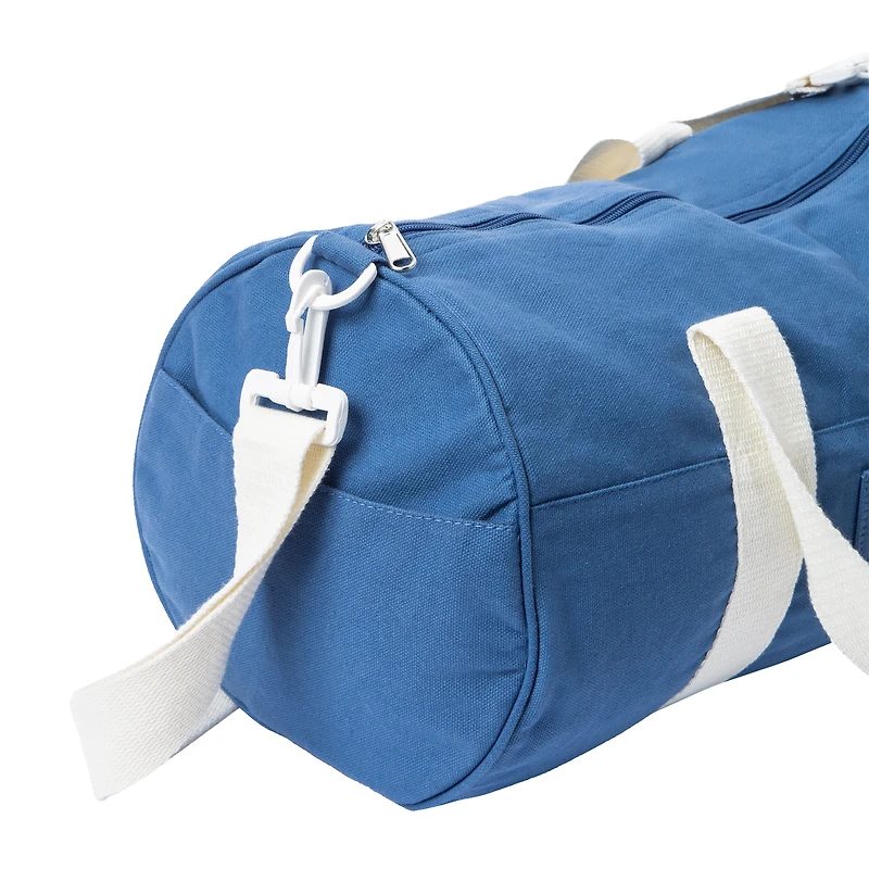 Printed Canvas Duffel Bag