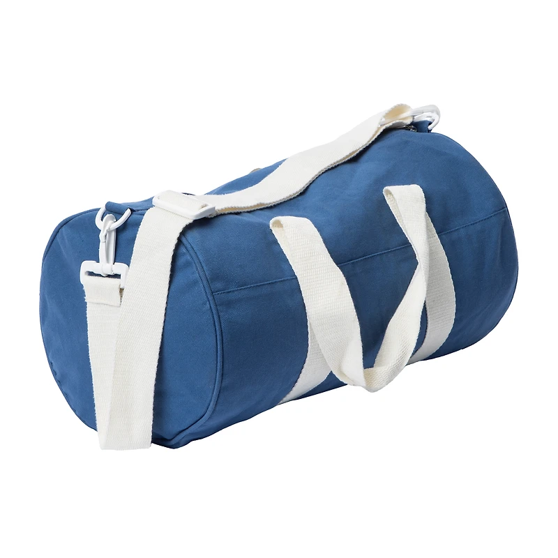 Printed Canvas Duffel Bag
