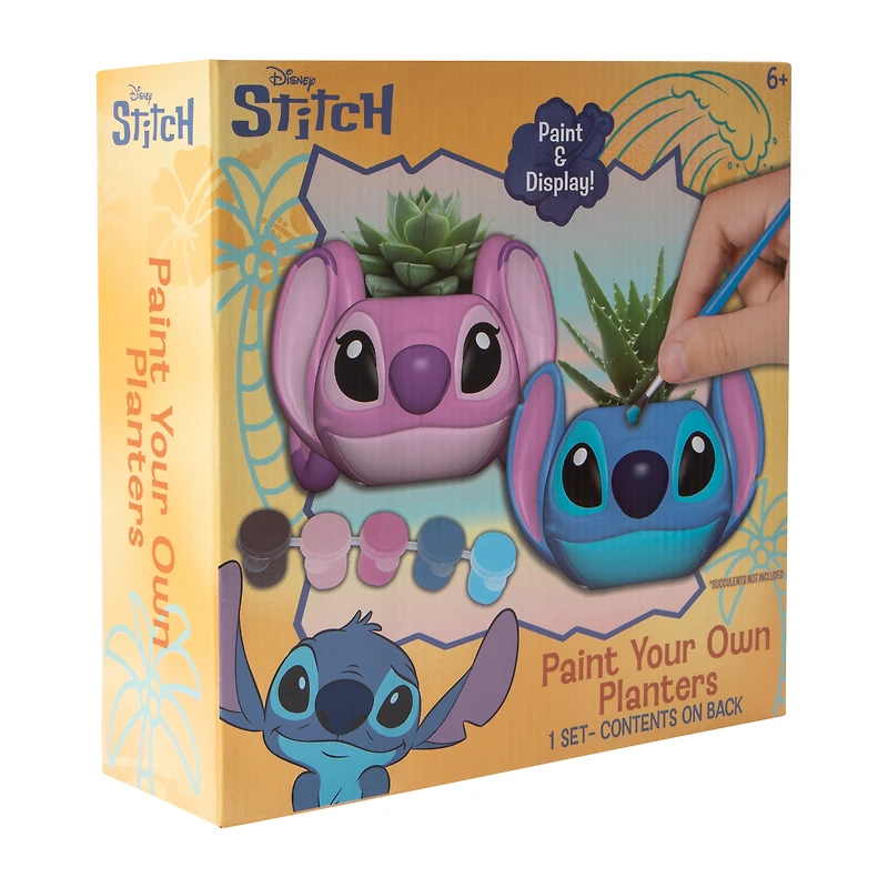 Disney Stitch Paint Your Own Planters 2-Pack
