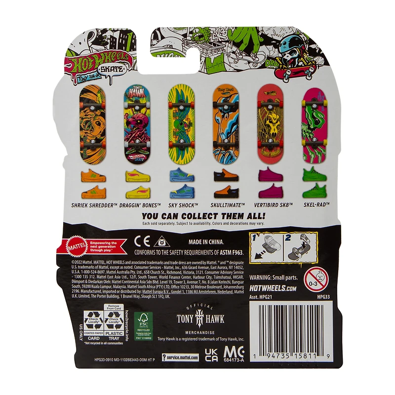 Hot Wheels® Skate Fingerboard & Shoes