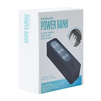 Power Bank With Light 3600MAh