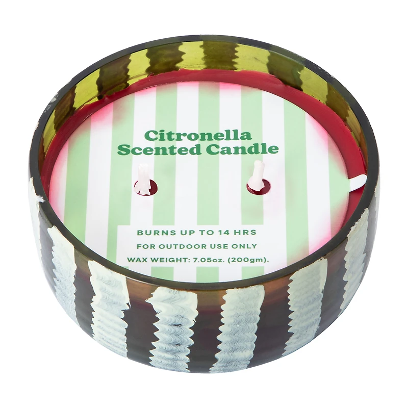 Citronella Scented Candle
