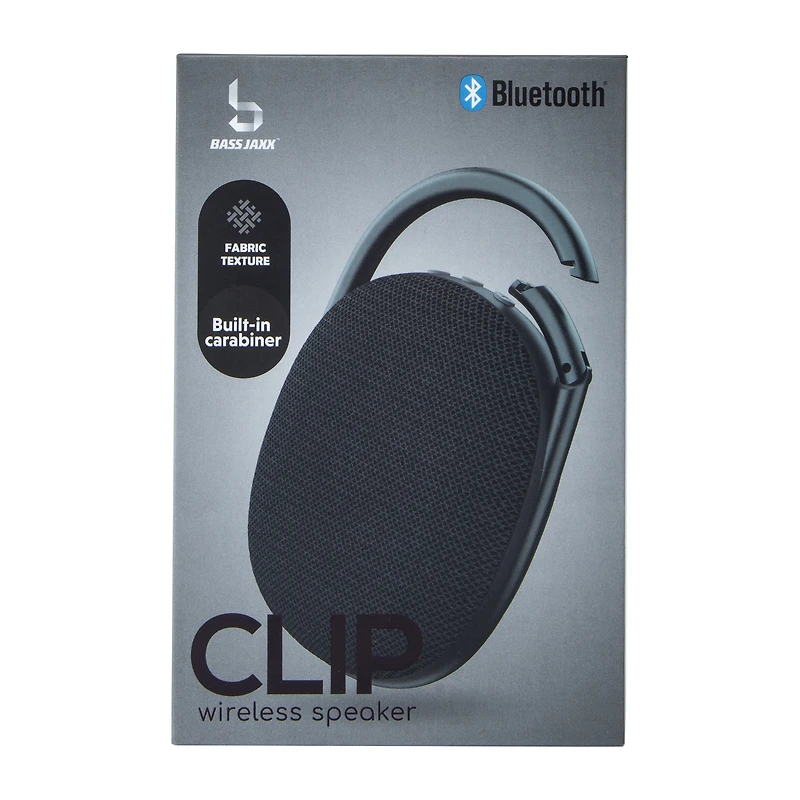 Bass Jaxx™ Clip Bluetooth® Wireless Speaker