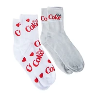 Coco-Cola® Mid-Crews 2-Pairs