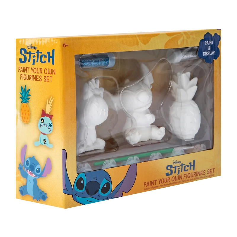 Disney Stitch Paint Your Own Figurines Set