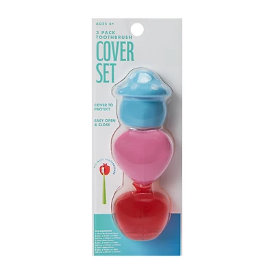 Toothbrush Cover Set 3-Pack