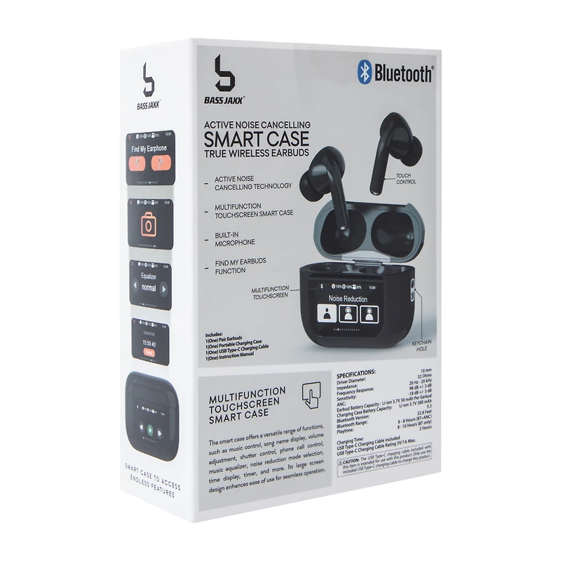ANC Smart Case True Wireless Earbuds