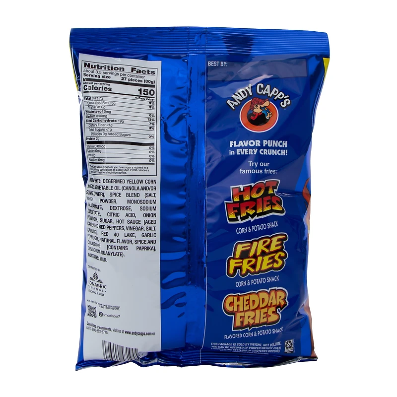 Andy Capp's Fire Tots Puffcorn 3.75oz