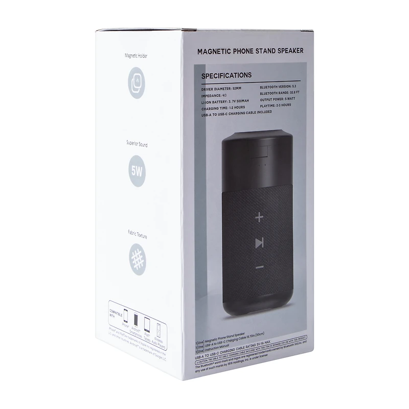 Magnetic Phone Stand Bluetooth® Speaker