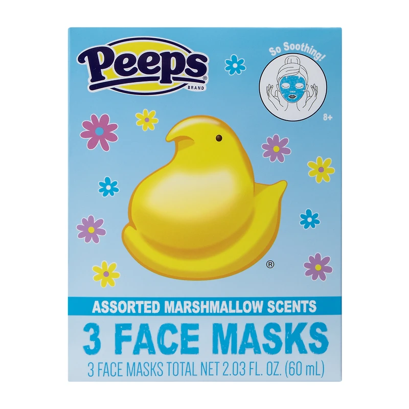 Peeps® Assorted Marshmallow Scented Face Masks 3-Pack