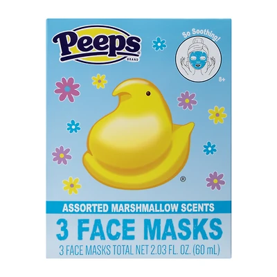 Peeps® Assorted Marshmallow Scented Face Masks 3-Pack