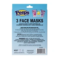 Peeps® Assorted Marshmallow Scented Face Masks 3-Pack