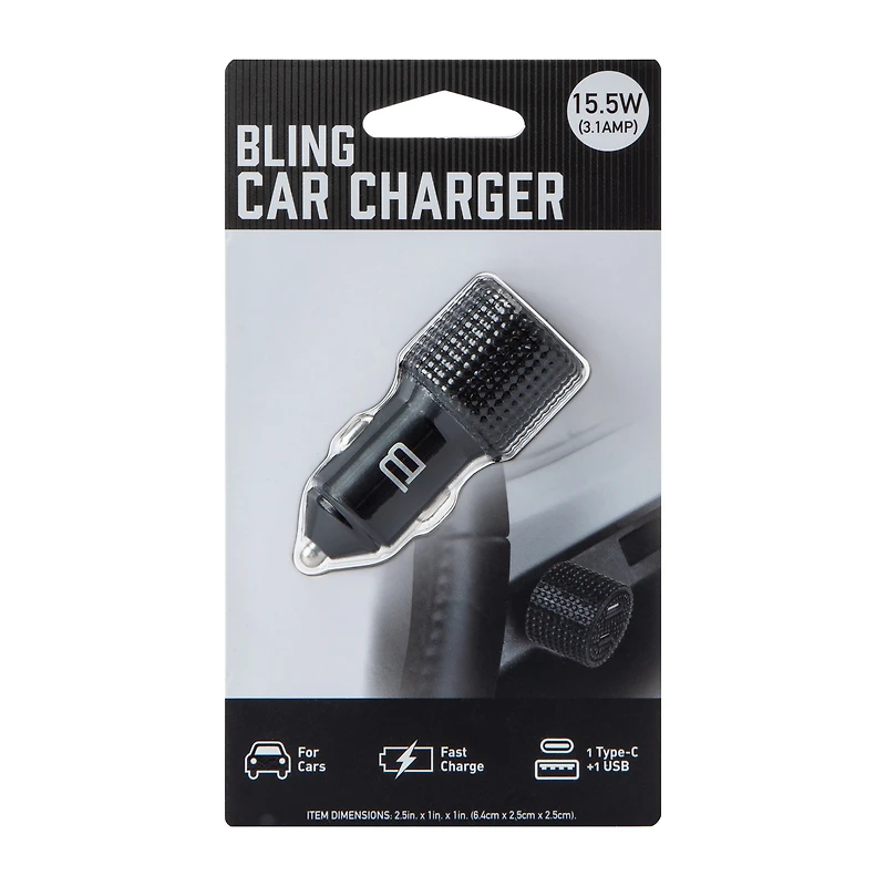 Bling Car Charger 15.5W