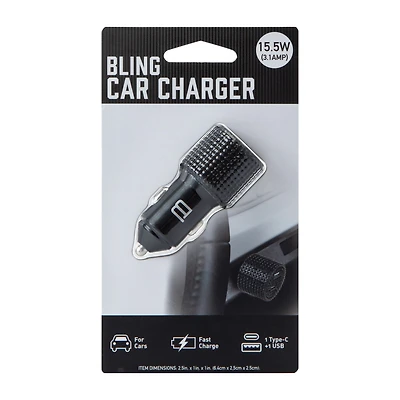 Bling Car Charger 15.5W