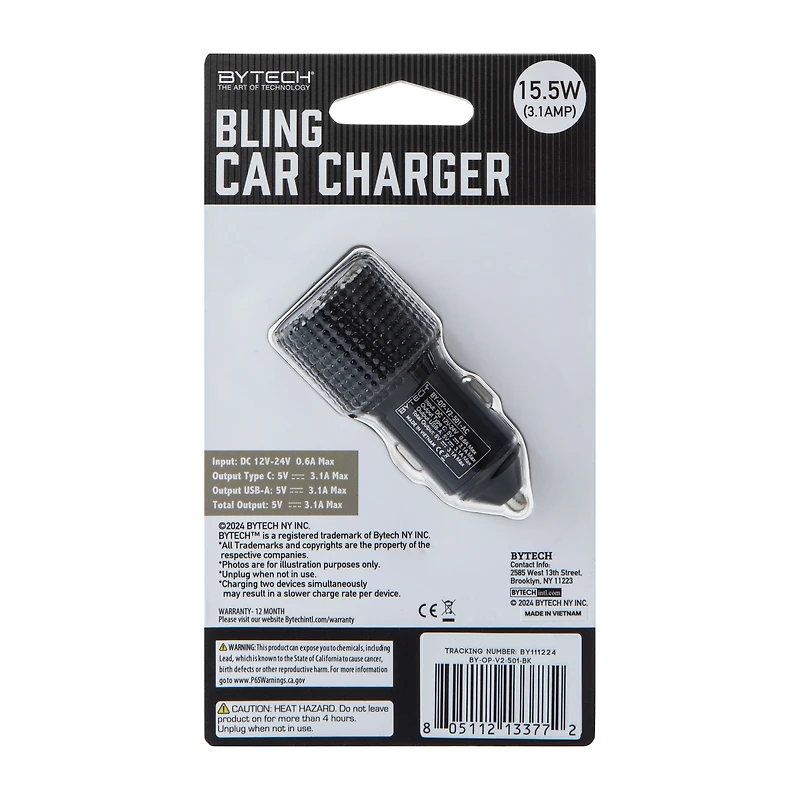 Bling Car Charger 15.5W