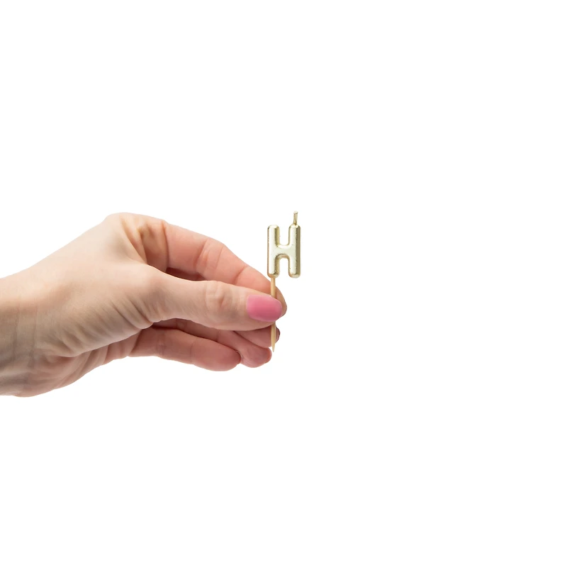 Gold Birthday Candles