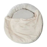 Round Canopy Pet Bed For Cats & Dogs