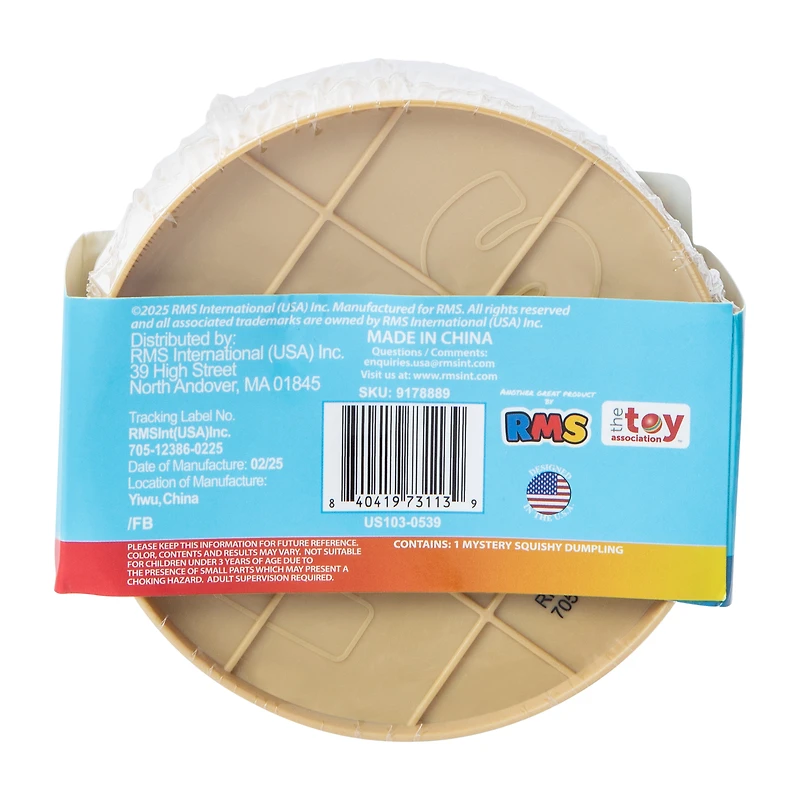 Rainbow Mystery Squishy Bun Set (Styles May Vary)