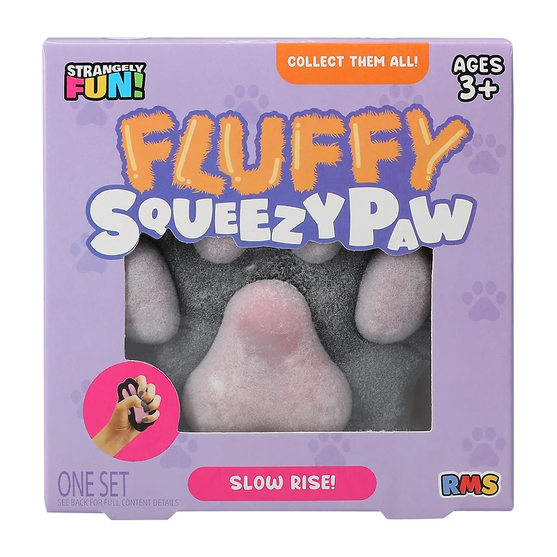 Fluffy Squeezy Paw Sensory Toy