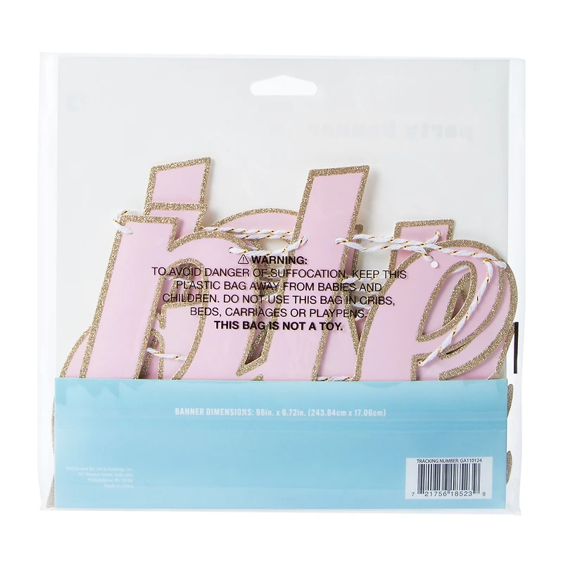 Please Leave By 9 Party Banner