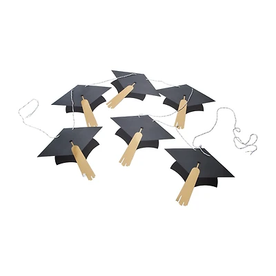 Graduation Hats Party Banner