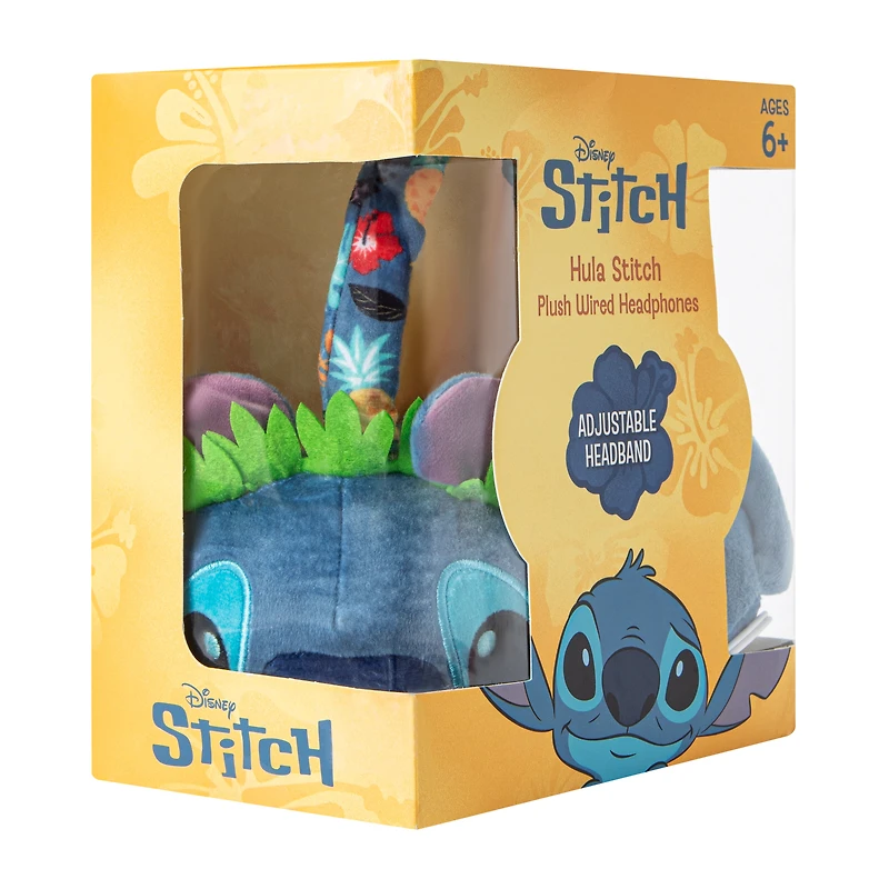 Disney Stitch Hula Stitch Plush Wired Headphones