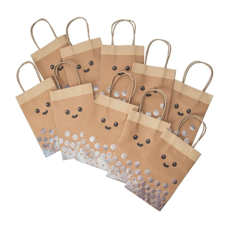 Small Kraft Gift Bags 10-Count