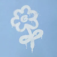 Sprayed Flower Graphic Tee