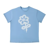 Sprayed Flower Graphic Tee