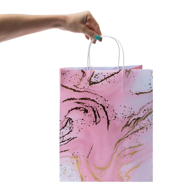 Kraft Design Gift Bags 5-Pack