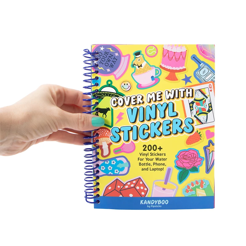 Cover Me With Vinyl Stickers Book