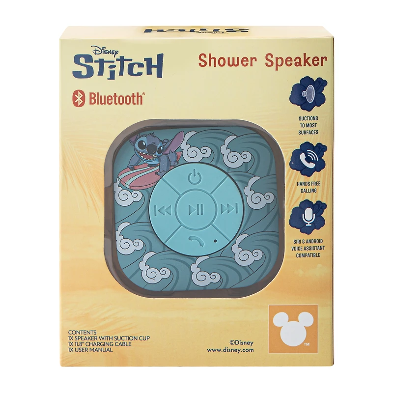 Disney Stitch Bluetooth® Shower Speaker
