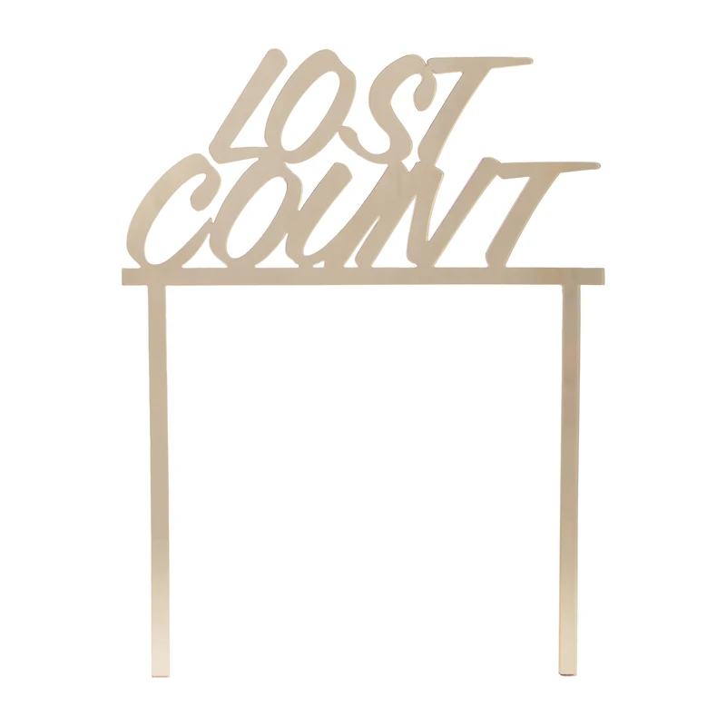 Lost Count Cake Topper