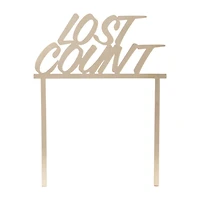 Lost Count Cake Topper