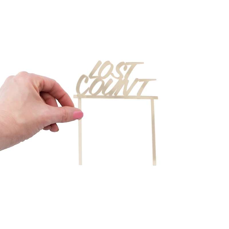 Lost Count Cake Topper