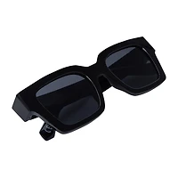 Young Men's Square Blue Lens Glasses