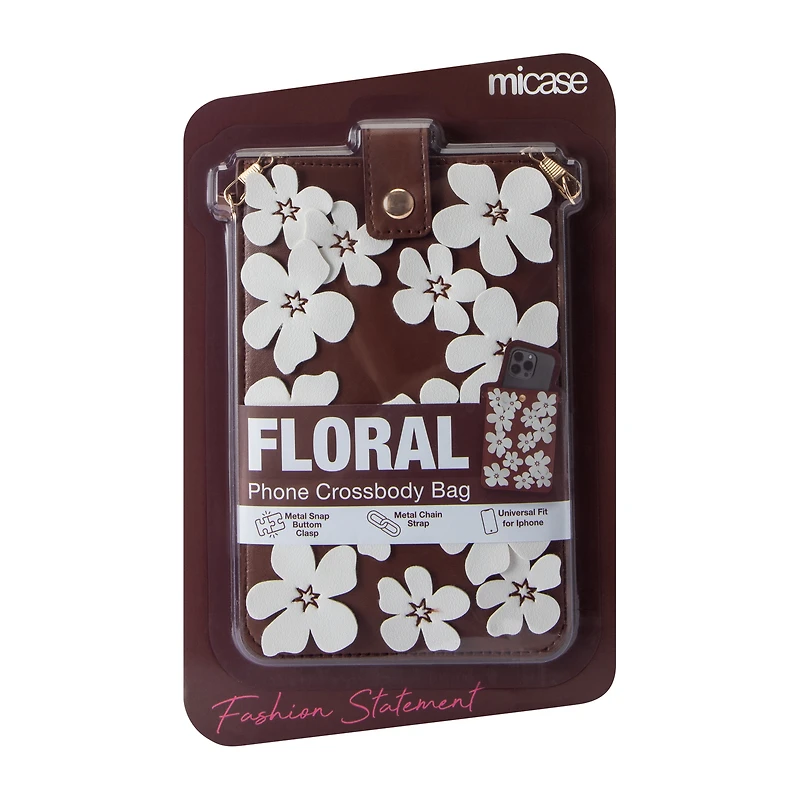 Micase Floral Phone Crossbody Bag