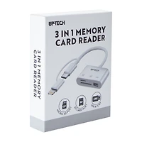 Up-Tech 3-In-1 Memory Card Reader