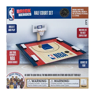 NBA Brick Heroes Half Court Set