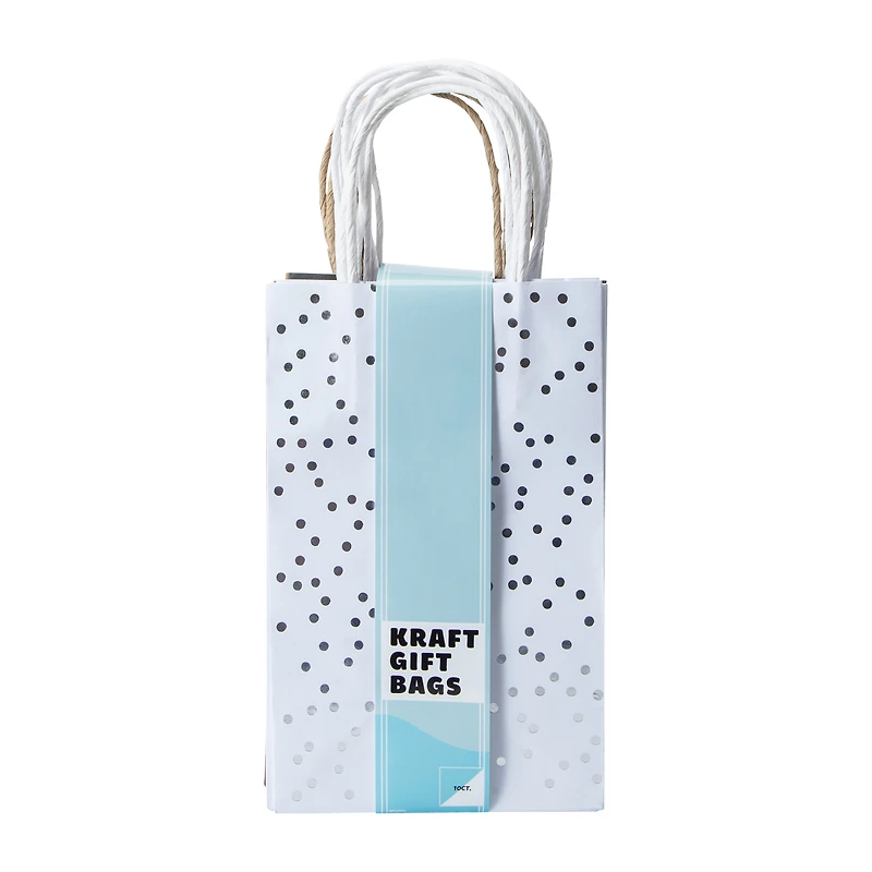 Small Kraft Gift Bag 10-Count