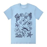 Seashells Collage Graphic Tee