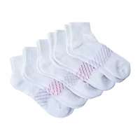 Juniors Series-8 Fitness™ Performance Qtr Crew Socks 5-Pairs