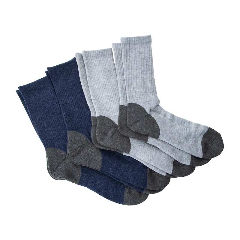 Young Men's Series-8 Fitness™ Performance Crew Socks 4-Pack